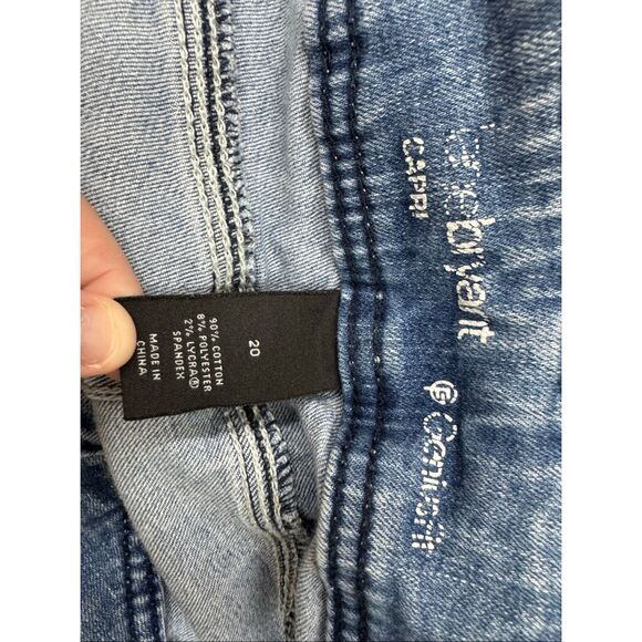 Lane Bryant Genius Fit Denim Crop Jeans Size 20 - Picture 7 of 9